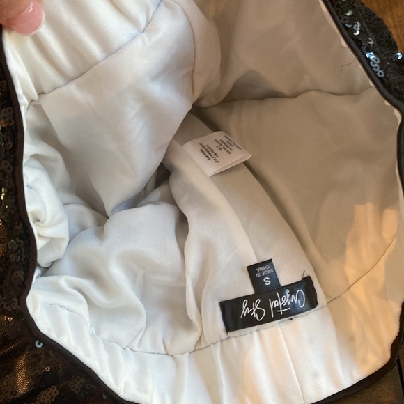 Ladies Sequin Flare Pants - Small - Picture 3 of 6